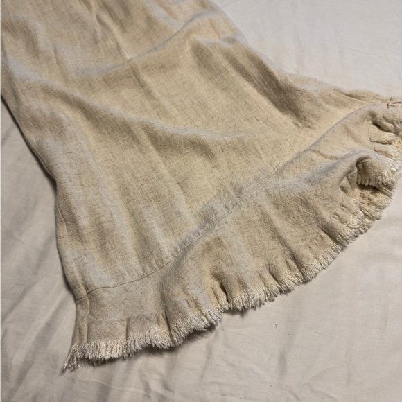 Super Cute Boho Flowy Linen Pants - Picture 2 of 7